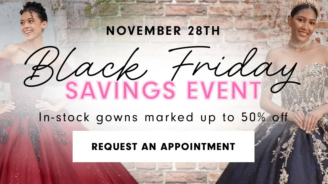 Black Friday savings event mobile banner